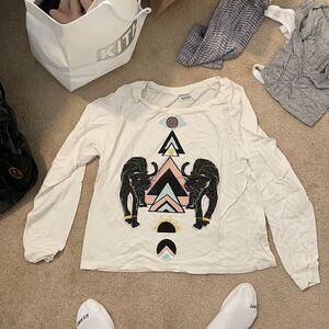 Lauren moshi Graphic long sleeve Small